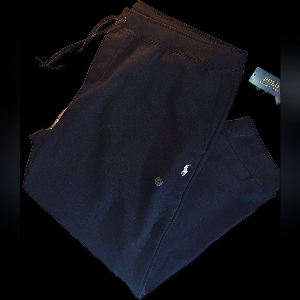 NWT Navy Blue Polo by Ralph Lauren Men's Big And Tall Joggers - Picture 7 of 7